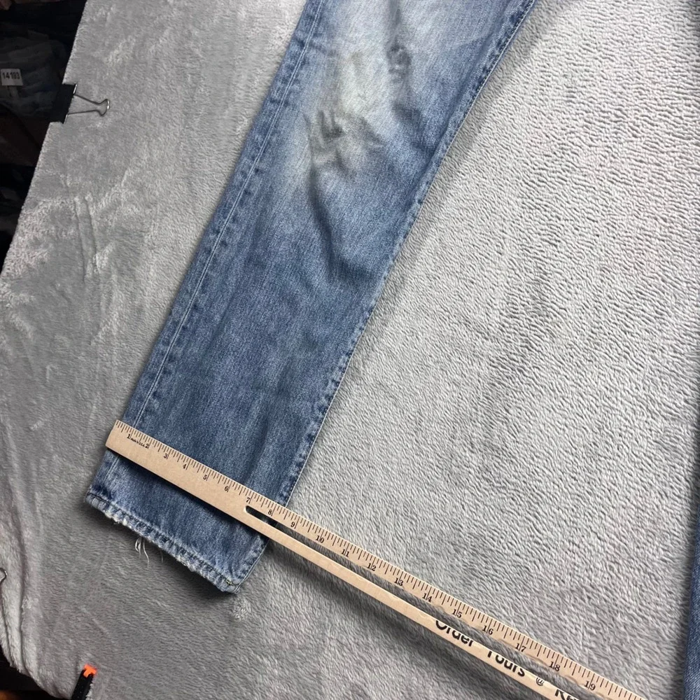 Polo Ralph Lauren Hampton Straight Jeans Mens 32x32 Light Wash Blue Denim RL